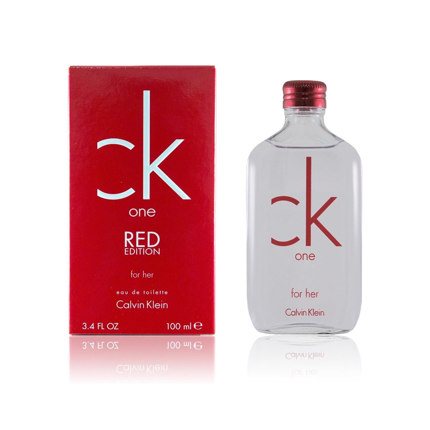 Calvin Klein One Red 100 ml Eau De Toilette Spray For Women