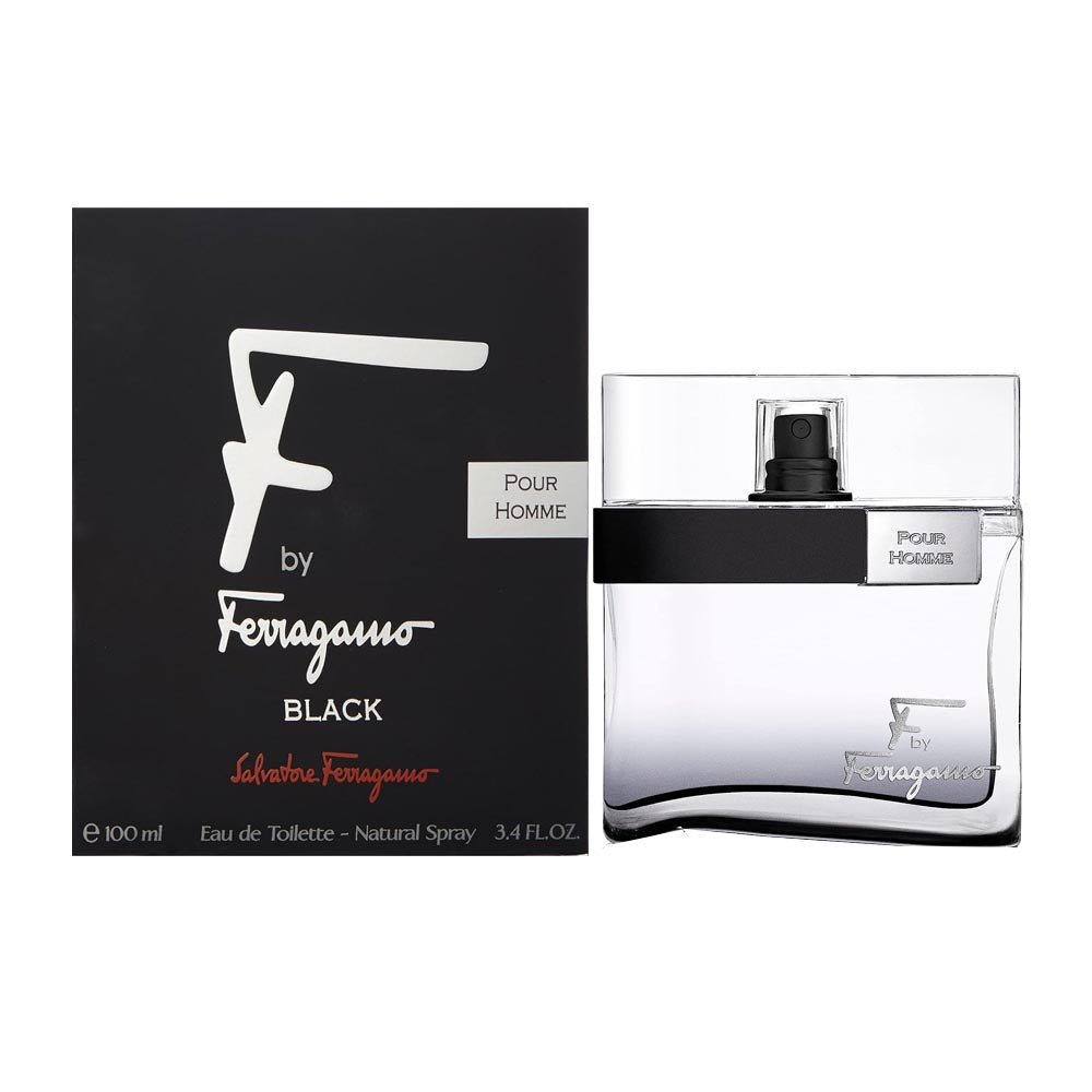 Salvatore Ferragamo F Black Eau de Toilette Spray 100 ml for Men