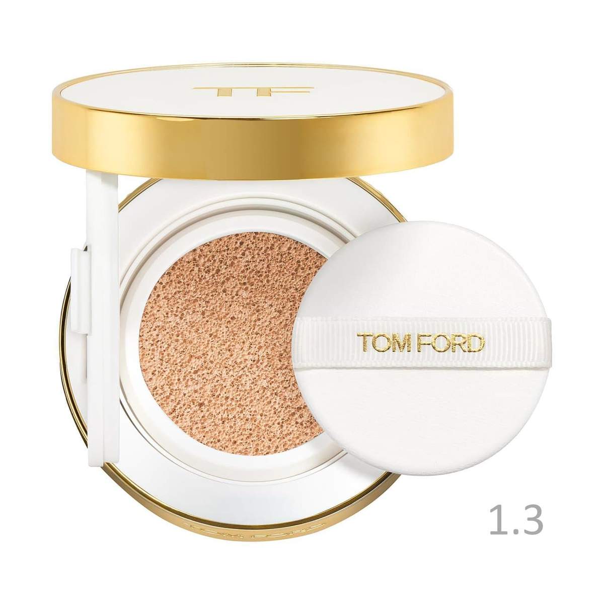 Ladies Soleil Glow Tone Up Hydrating Cushion Compact Foundation Spf40 0.42 Oz # 1.3 Warm Porcelain Makeup