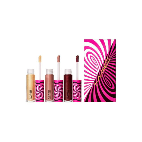 Tiny Tricks Mini Lipglsass Trio Warm Gift Set